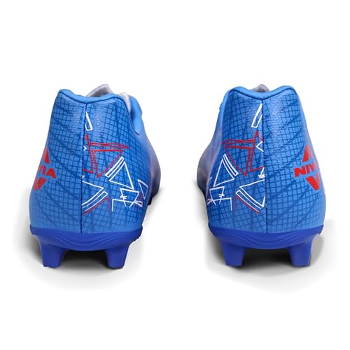 Image of Nivia Carbonite 7.0 Football Stud for Men, TPU Sole with Synthetic Leather Upper, Die Cut Lightweight Insole, Ideal for Soft and Hard Grassy Ground Surfaces
