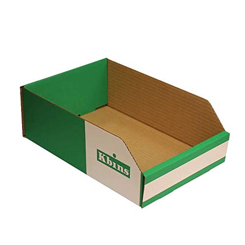 Pack of 50 K Bins - 100mm High Cardboard Storage/Picking Bins (300 x 200mm - A3020)