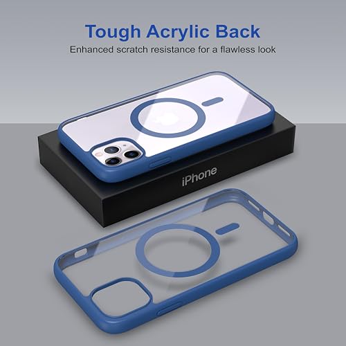 Image of Zapcase Back Case Cover for iPhone 11 Pro Max | Compatible for iPhone 11 Pro Max Back Cover | Scratch-Resistant Back Cover | Navy Blue