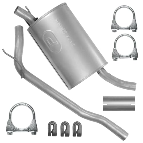 POLMOstrow Pot d’échappement arrière pour Renault Twingo 1 I 1.2 Hayon 2001-06.2012
