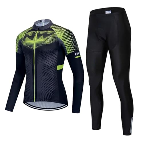 Abbigliamento Ciclismo Set Maglia da Ciclismo invernale Tuta Ciclismo Completo