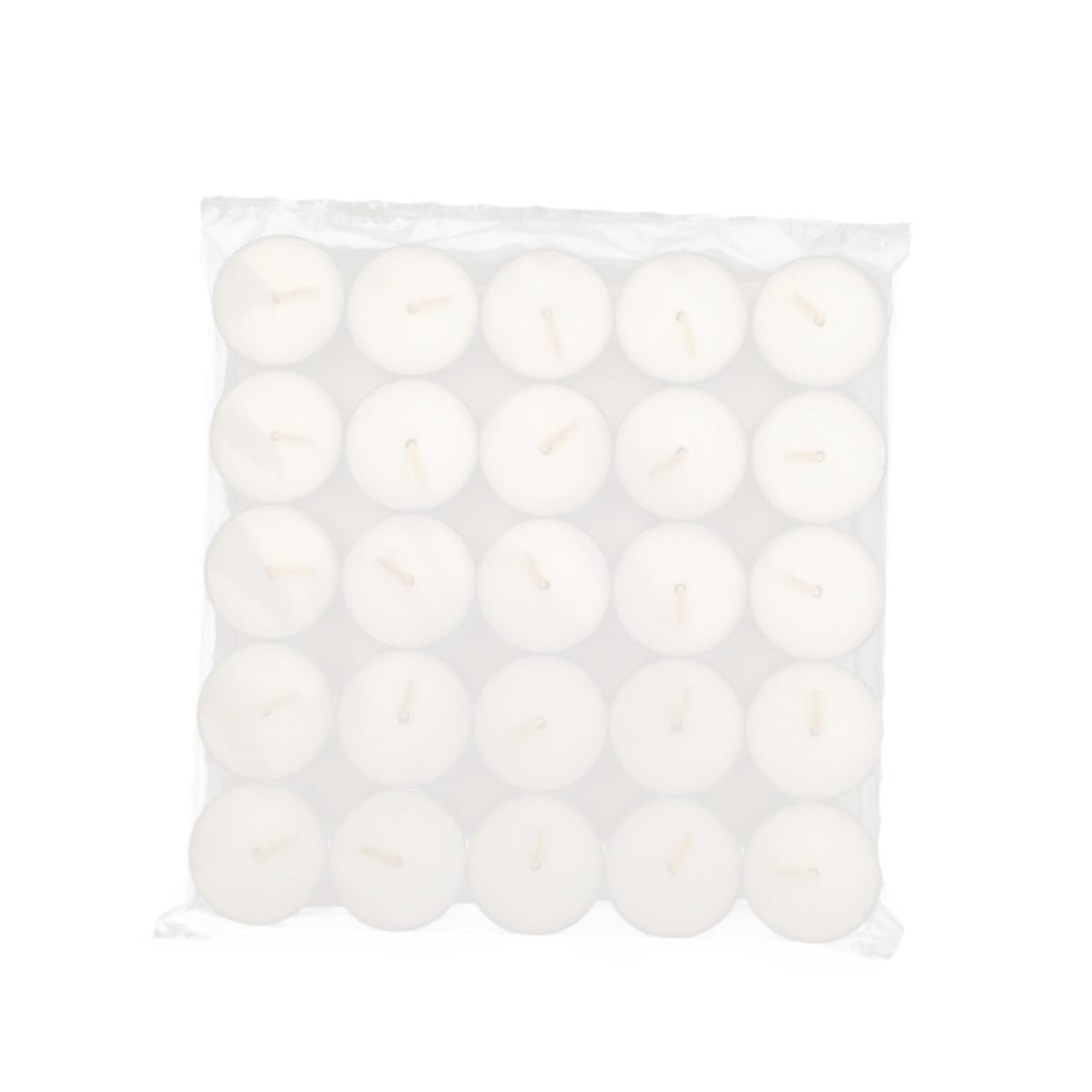 RORPOIR 50pcs Unscented Smokeless Tea Light Candles Hour Burn Natural Paraffin Wax for Weddings Parties and Holiday Decorations White