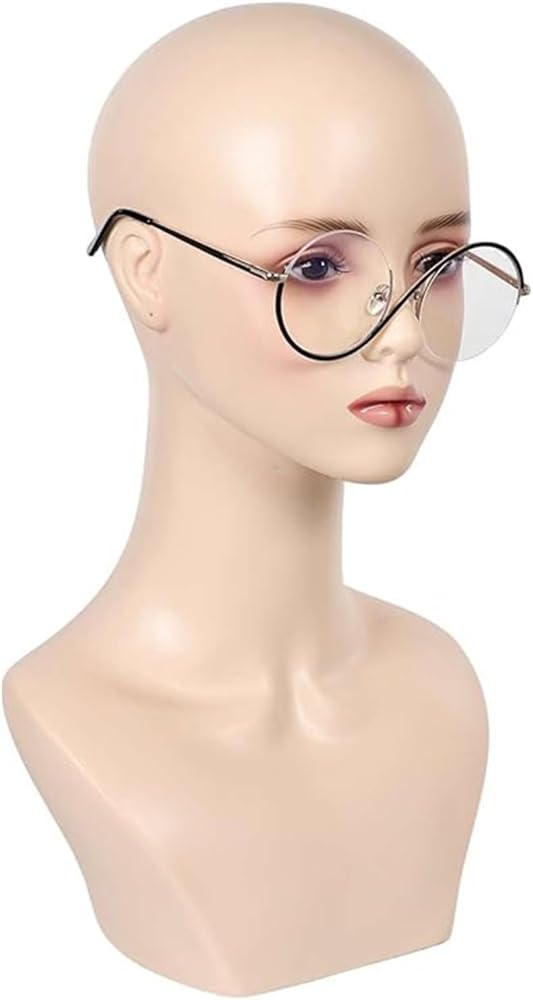 SuBeriYi Cosplay Eyewear, Elphaba Glasses, Alleyon Witch Costume Glasses Metal Frame Round Glasses Witch Cosplay Eyeglasses - Image 4