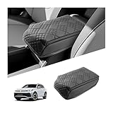 SKTU 2025 VW Tiguan センターコンソールカバー 2025+ フォルクスワーゲン ティグアン(S/SE/SE R-Line Black/SEL R-Line) アームレストカバー VW Tiguan 2025 アクセサリー 2025 Tiguan コンソールクッション(厚手)