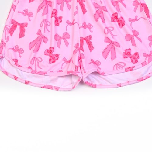 Image of Mirawise Girls 3 Pc Pajamas Sleepwear Cotton Pjs Clothes Set 4-13 Years