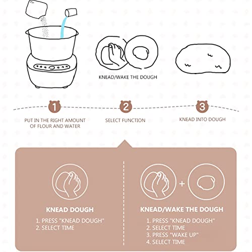 image for Lyeef Bear 5L Electric Food Dough Mixer Household Automatic Standalone