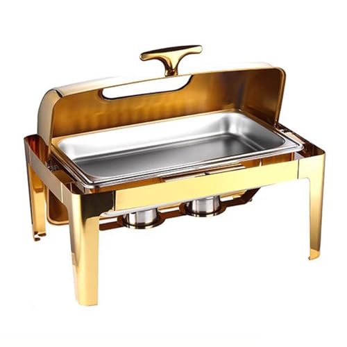 Plat à frire en acier inoxydable pour garder vos amuse-bouches chauds et organisés avec sauces