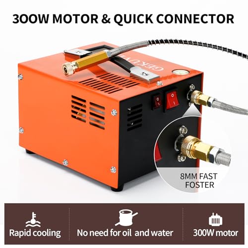GEKUVIX 4500PSI Water & Oil-Free Pump