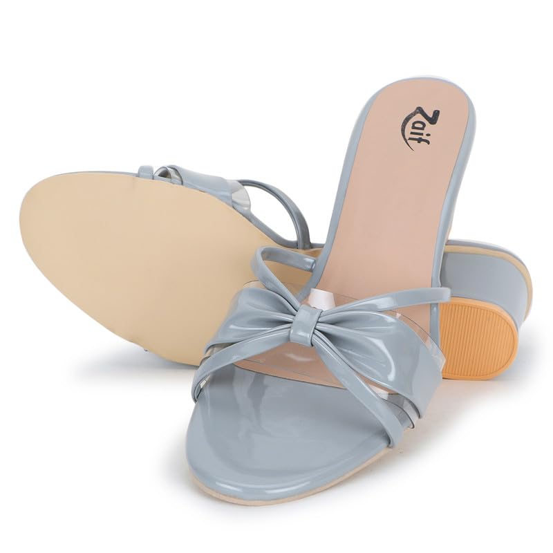 Image of ZAIF women fancy block heel footwear stylish sandal (73)