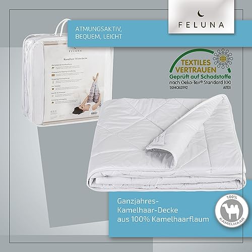 Kamelhaardecke Feluna Ganzjahresdecke für optimalen Schlafkomfort