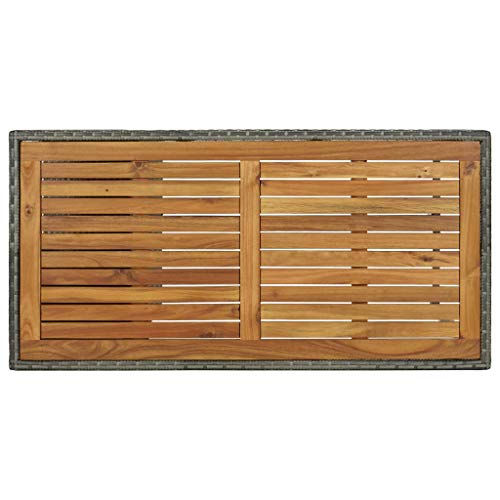 Table de bar 120x60x110 cm stable pour optimiser l'espace salon - 6