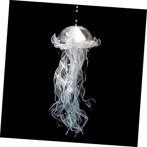 Uonlytech Jellyfish Shaped Night Light Lantern Cute Hanging Lantern Lamp for Parties and Bedroom Decor Safe Material Bright Color for Home Decoration and Events