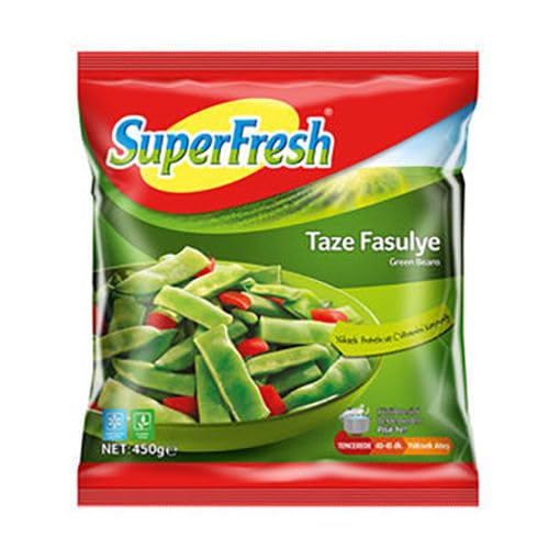 SUPERFRESH Green Beans (Taze Fasulye) 450g (Pack of 2)