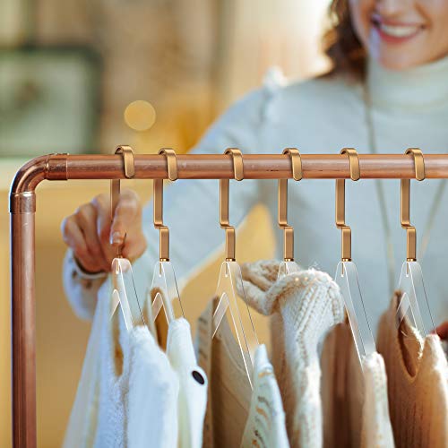 Elavain Acrylic Hanger For Kids | Modern Children’s Clothes Hanger With Gold Hook | High End Infant Toddler Closest Organizer Space Saving Hangers For Shirts, Jackets, Sweaters, Tops & More | 10 Pack #TOP2