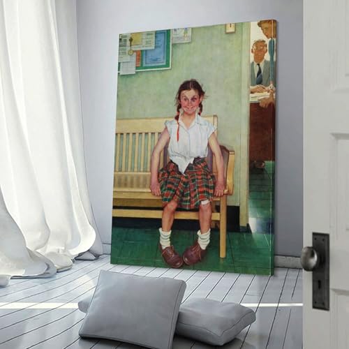 Toile fille coquine POLIUAWS pour decoration murale de chambre et cuisine chic