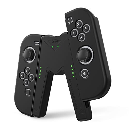 JINGDU Joy Con Charging Grip Handle for Nintendo Switch/OLED