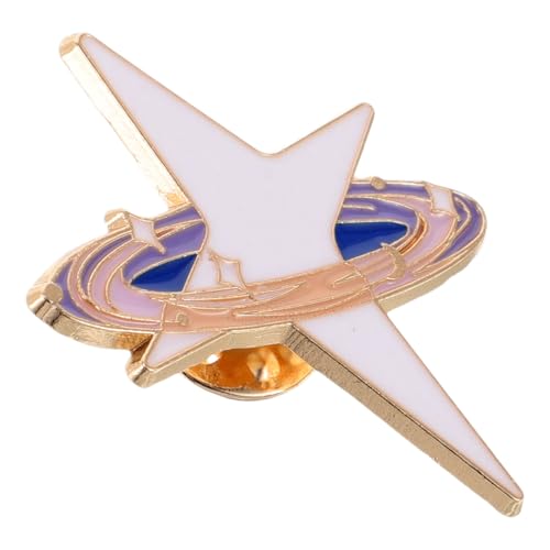 SUPVOX Broche de Estrella y Luna de Esmalte Cierre Pasador Firme, Adecuado para Chaquetas, Sombreros y Decoraciones en Eventos