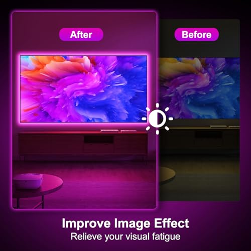 Tira Led RGB para TV 13.1 ft con Control y Música miniatura 3