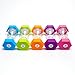SANDTIMER 5 PcsColorful Hourglass, Sand Timers, Acrylic Hourglass Timer, Kitchen Timer,1/3/5/10/30 Minutes Sandglass for Classroom, Home, Kitchen, Office Decoration