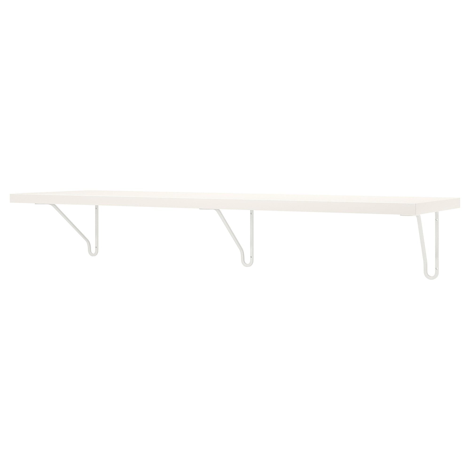 Étagère murale étagères blanches 120 x 30 cm BERGSHULT FÖRLÄGGARE