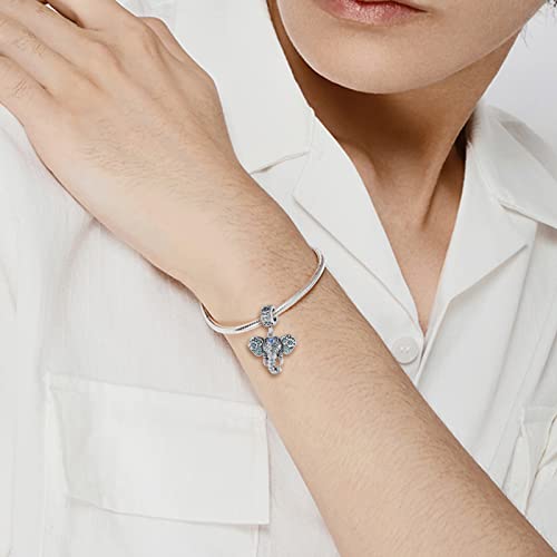 Abalorio de mariposa con cristales para madres 5