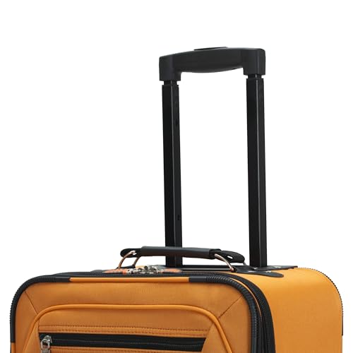 Image of Rockland Polyester Orange Carry-On (F2281-ORANGE)