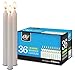 Ner Mitzvah Classic Shabbos Candles - Extra Long - for Shabbat, Dinner Tables, Restaurants, Ceremonies and Emergency - 5 Hour Burn Time - 36 Pack - White Taper Candles