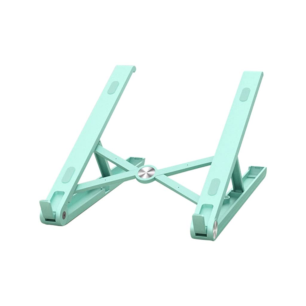 Supporto per laptop Supporto per supporto Riser Base per staffa portatile pieghevole regolabile in altezza per supporto per tablet PC notebook da 11-17 pollici(Gr�n)