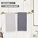 TURS Bath Towel Bar 23.6 Inch Towel Rack Stainless Steel Round Towel Holder Brushed Gold Wall Mounted