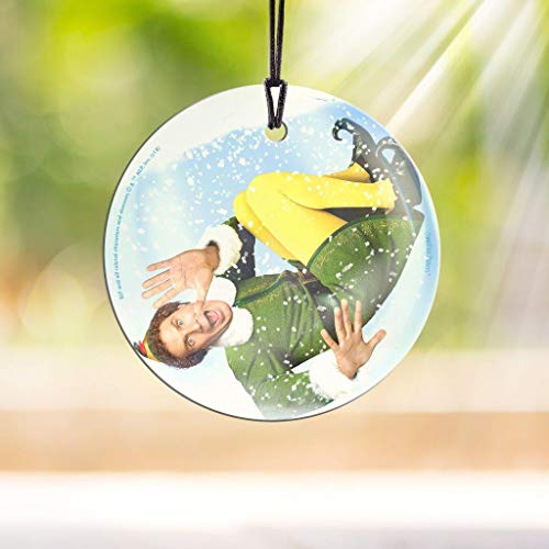 Will Ferrell – Buddy The Elf – Christmas Movie Collectible - 3.5” Starfire Prints Hanging Glass Print Accessory - Ideal For Gifting And Collecting #TOP1