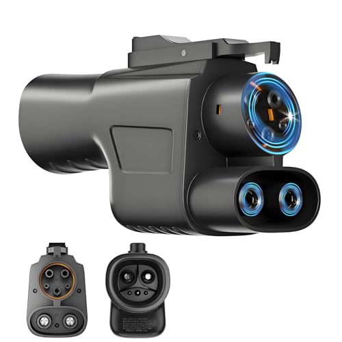 BATKIHO 2025 New Tesla Supercharger Adapter NACS to CCS Charger Adapter (Max 500A,1000V), Fast Charge CCS1 EVs at Tesla Superchargers, Fit for All Ford and Rivian EVS, GM, Volvo, Polestar EVs