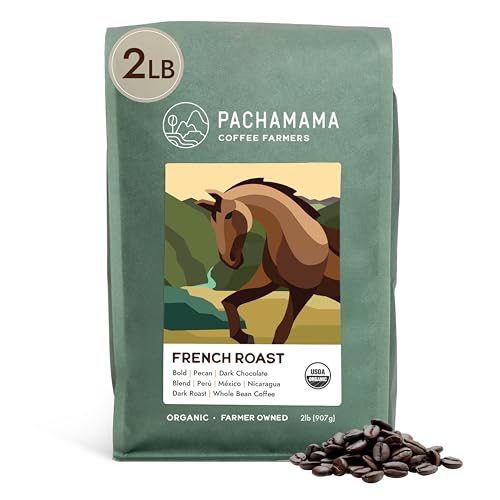 Pachamama Organic Coffee - French Roast Dark Roast Whole Bean
