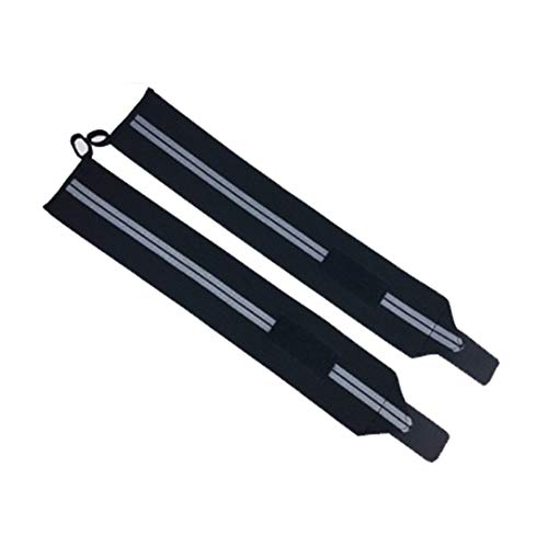 Muñequera ajustable Correa de compresión Manga antideslizante Transpirable Proteger Muñequera Envolturas para esguince Tendinitis-Negro y gris