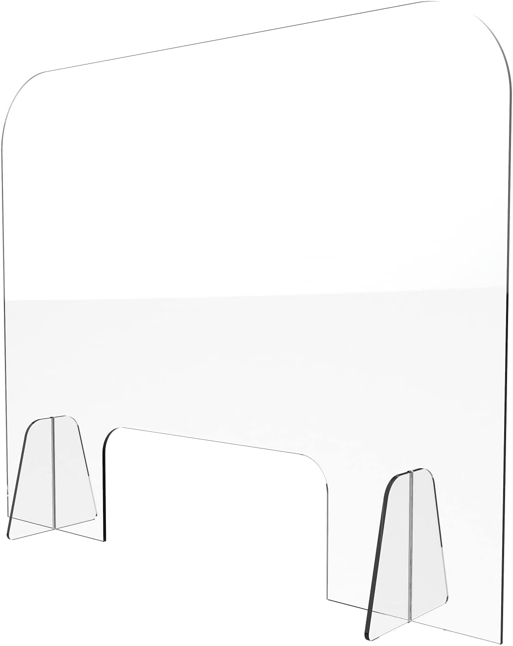 2 Pack Plexiglass Sneeze & Cough Office Shield Barrier