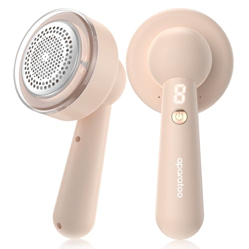 Bobble Remover for Clothes, Rechargeable Fabric Shaver Electric Lint Remover with 3-Gears and 6-Blades, Fuzz Remover Debobbler Remove Fuzz, Pills from Clothes, Furniture, Sofa, Blanket