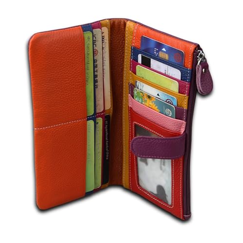 Candy Color Fashion Wallet Multi-Card Holder Simple Wallet Clutch(Black)4