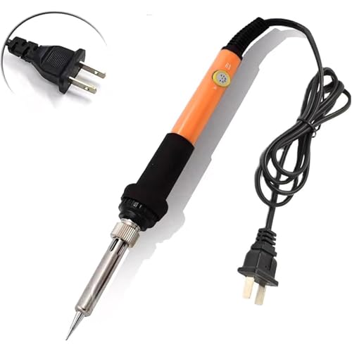 Adjustable Temperature Soldering Iron Kit,60W Soldering Iron Gun with ON/Off Switch Portable Electric Welding Iron Pen,200-450℃