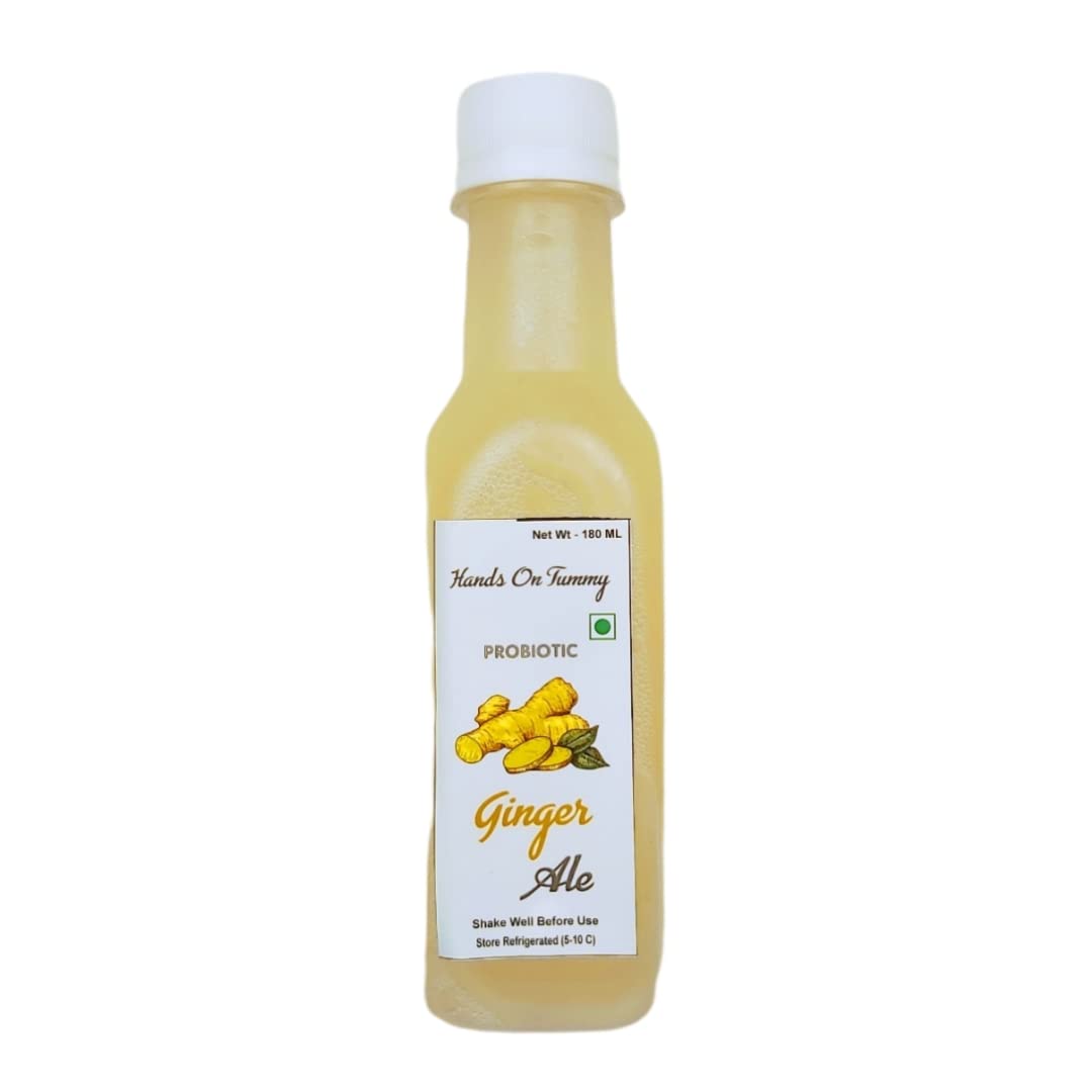 Hands on Tummy - Ginger Ale - Ginger Kefir (180 ML) - PACK OF 2