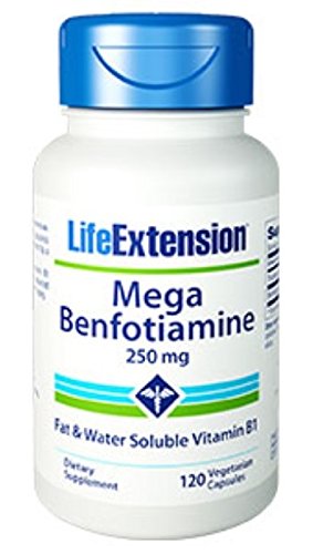 Life Extension - Mega Benfotiamine - 250 Mg - 120 Vcaps (Pack of 3)