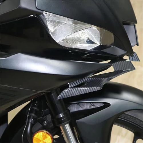 Ailerons aérodynamiques de carénage finition carbone pour Yamaha YZF-R3