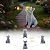 CIYSHO Dog Statue with Solar Butterfly, Cute French Bulldog Garden Statue Outdoor Decor for Outside Yard Lawn Patio Porch, Resin Garden Art Home Decorations Figurine, Dog Lovers Gifts for Women Mom