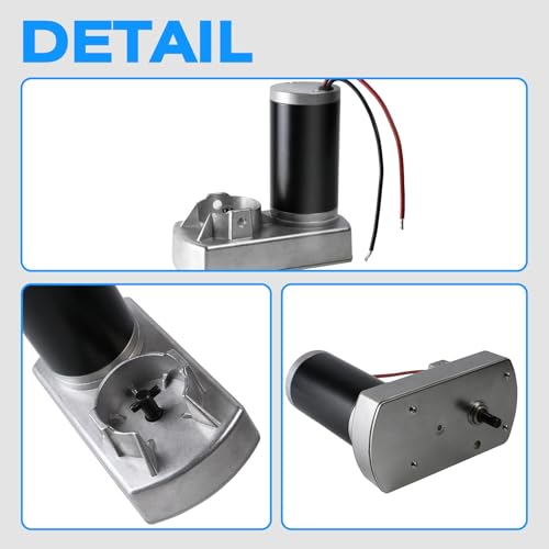 Image of RV Slide Out Motor 132682 Compatible with Lippert Through Frame Slide-Out System,18:1 Gear Ratio 12V Gearbox Motor Replaces# 168956 295380 Rp-785615 M-8910