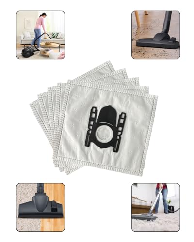 10x Staubsaugerbeutel passend für Bosch/Siemens BBZ41FG, VZ41FGALL, GL-30, Logo Ersatz-Staubbeutel