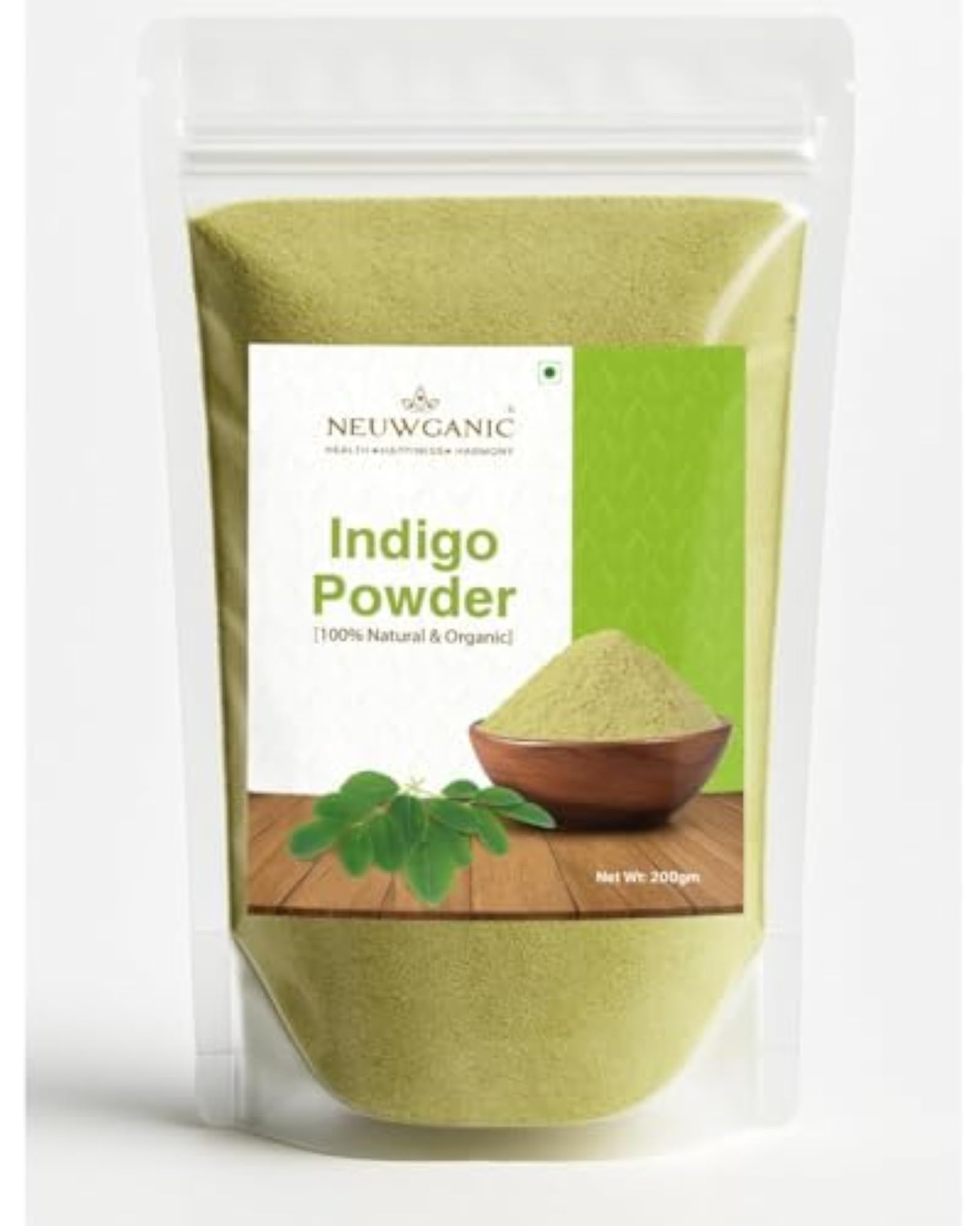 Organic Indigo Powder for Black Hair Color, 200gm