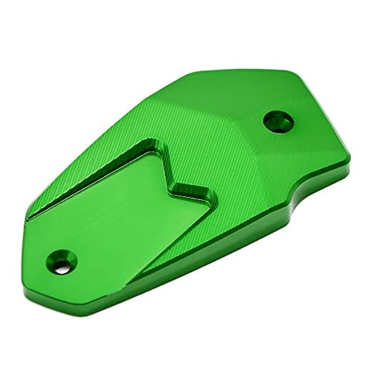 Fluido de Freno Delantero Depósito de Combustible tanque Front Brake Reservoir Fluid Cap par Kawasaki Z900 Z800 Z650 ER6N ER6F Versys 650 Ninja 650 (Verde)