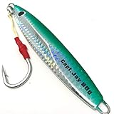Fishing Saltwater jigs Speed Jigging Slow Jigging Pitching Lures,Vertical Jigging Artificial Lures Jigging Lure Fishing jigs (80g Green, 80g)