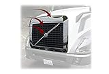 KOZAK compatible with Volvo VNL 780 680 VNL VNM VN Truck Grille with Bug Screen Shield with Grill Em