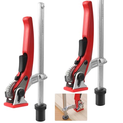 BIGP 2 Pièces Serre Joint à Levier, Élément de Serrage ø20 pour Tables Multifonctions, Presse à Serrage Rapide Réglables, Plage de Serrage 160,...