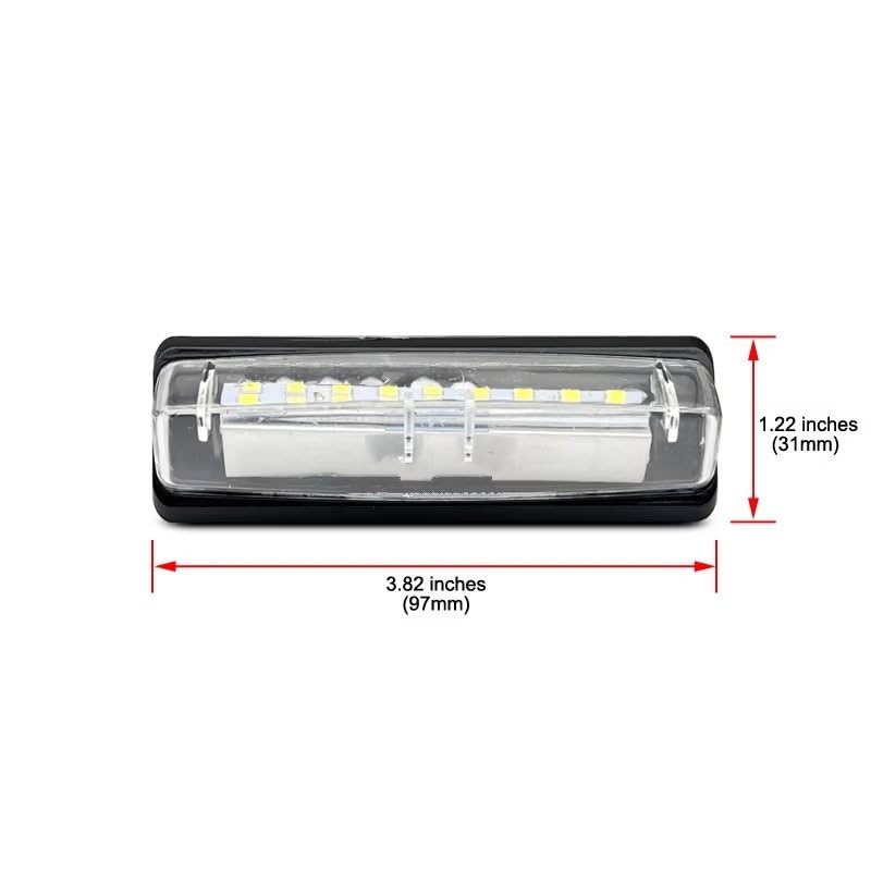 Luz de matrícula para Lexus GS300 que soluciona fallos de visibilidad en ITV 4