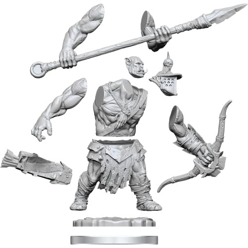 Dungeons & Dragons Frameworks Orcs Wizkids miniatures pack de 7 figurines jdr